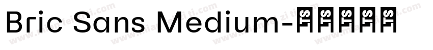 Bric Sans Medium字体转换